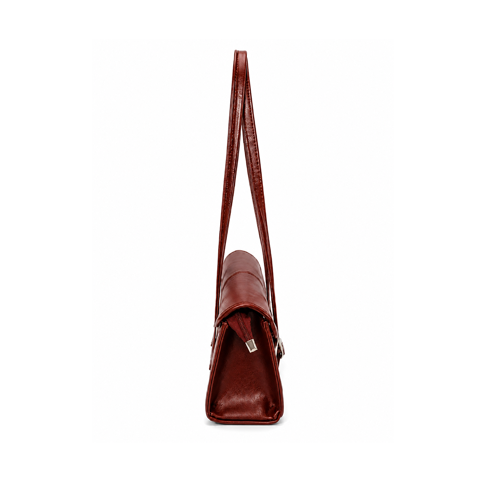 LEA burgundy red