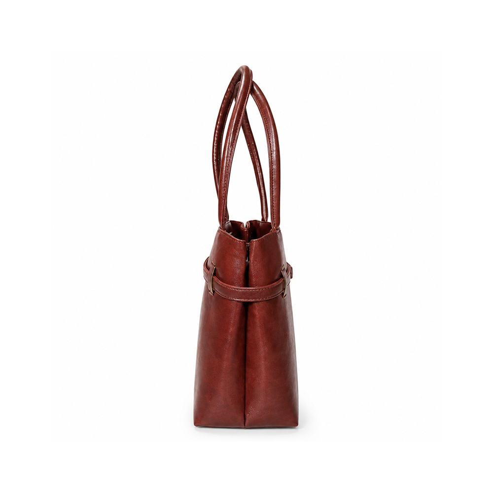 LYNA burgundy red