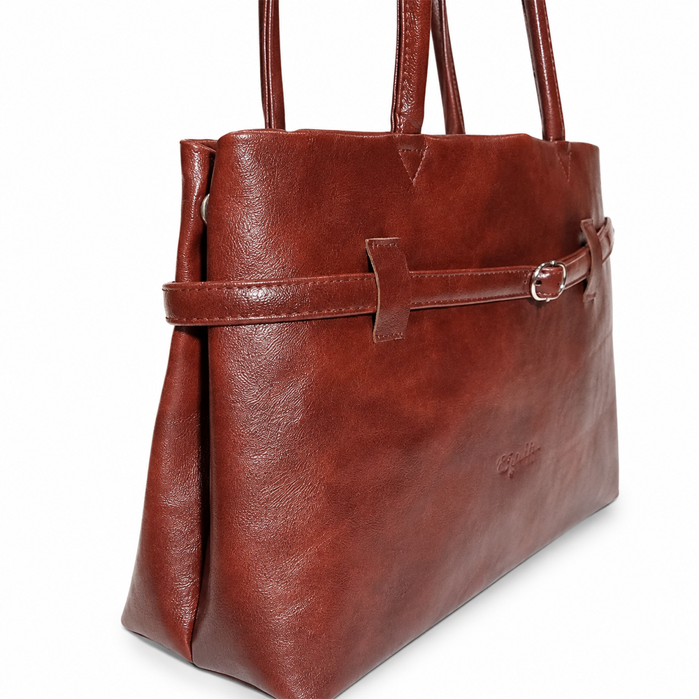LYNA burgundy red